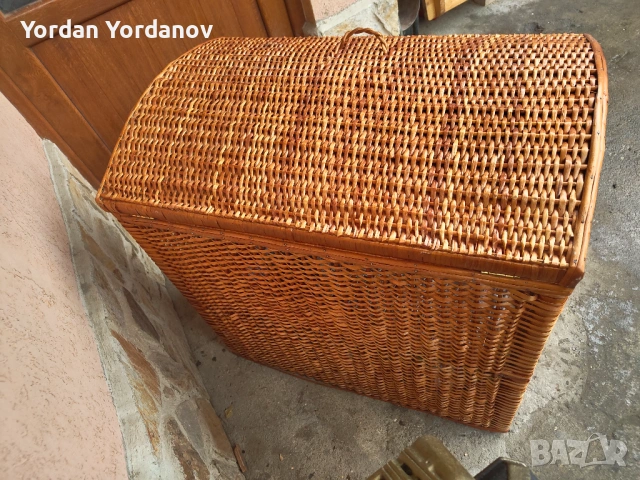 Плетен сандък , снимка 4 - Антикварни и старинни предмети - 53247207