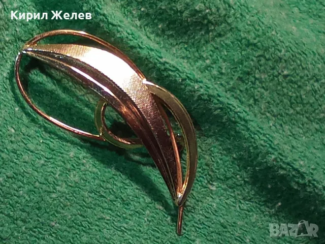 ЕЛЕГАНТНА АЖУРНА ПОЗЛАТЕНА БРОШКА РЕТРО АРТ СТИЛ БИЖУ 26424, снимка 11 - Други - 46282623
