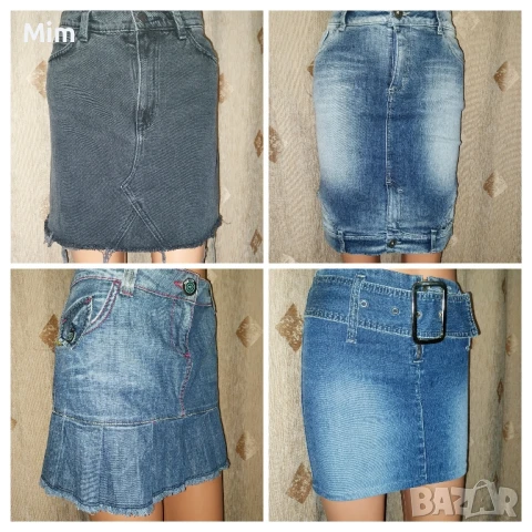 S/M Къси дънкови поли различни модели 