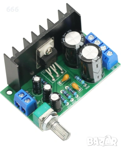 2 бр. TDA2050 DC 12-24V 5W-120W моно усилвател, едноканален моно аудио усилвател, платка, снимка 2 - Друга електроника - 54045646