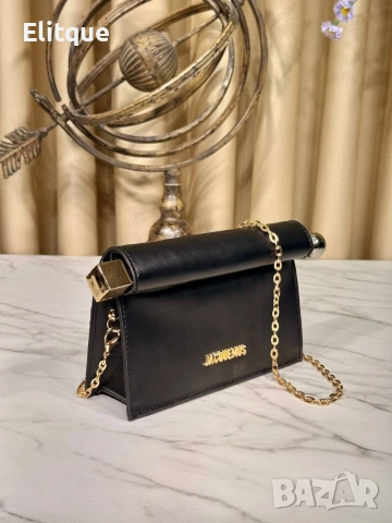 чанти Jacquemus - The Rond Carre clutch ↔️ 20 cm ↕️ 11 cm , снимка 8 - Чанти - 52968297