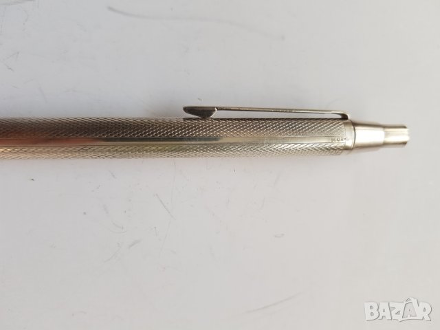 Стара сребърна химикалка, снимка 3 - Колекции - 37670251