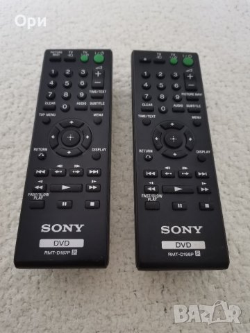 DVD дистанционни SONY RMT-D187P и SONY RMT-D198P, снимка 2 - Други - 36817389