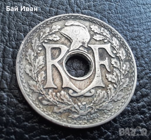 Стара монета 25 сантима 1929 г. Франция- красива !, снимка 9 - Нумизматика и бонистика - 42219448