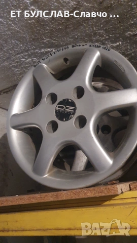 Джанти за Nissan- № 4020-14 цола, снимка 2 - Гуми и джанти - 53247510