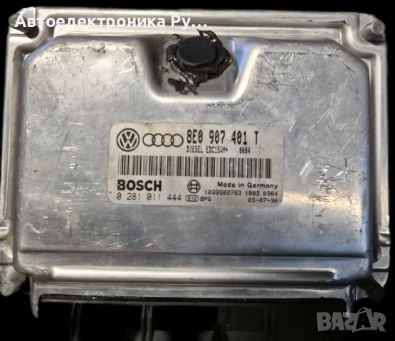 компютър VOLKSWAGEN PASSAT 2.5 TDI BOSCH, 0 281 011 444, 0281011444, 8E0 907 401 T