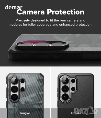 Кейс Ringke Onyx Alpha за Samsung Galaxy S26 Ultra [Съвместим с MagSafe], снимка 3 - Калъфи, кейсове - 53900350