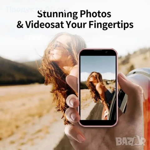 Ново - 3 цвята. Мини Smartphone XS – Джобен 3G телефон с 5MP/8MP камери и Android 8.1 , снимка 7 - Други - 51110046