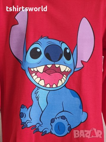 Нова детска блуза с дълъг ръкав и дигитален печат Стич (Stitch), снимка 7 - Детски Блузи и туники - 40571473