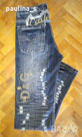 Дизайнерски дънки  "Dolce & Gabbana" - оригинал Уникални!, снимка 7 - Дънки - 29545403