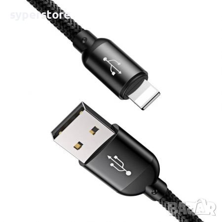 Кабел USB към Lightning, Type C и Micro USB 3 в 1 3А Baseus CAMLT-BSY01 1.2m Cable 3 in 1, снимка 2 - USB кабели - 38558373
