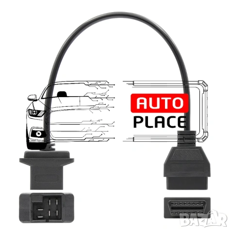 Кабел / Преходник / Адаптер за Chrysler 6 Пин 6 Pin Крайслер Delphi, снимка 4 - Аксесоари и консумативи - 53972718