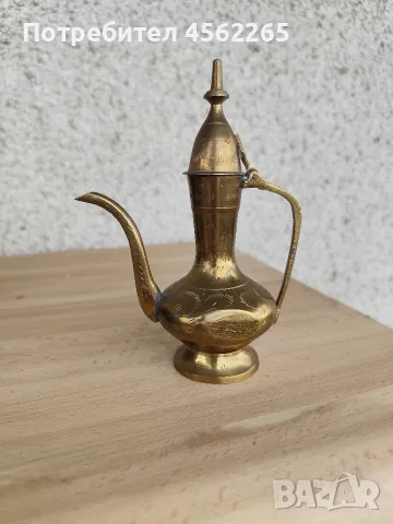 персийска бронзова кана за ракия и напитки, снимка 3 - Други - 56234646