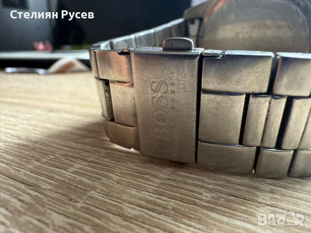 мъжки метален часовник Hugo Boss 100 meters deep ocean bracelet de montre HB-271-1-27-2806 / HB15132, снимка 9 - Мъжки - 52028473