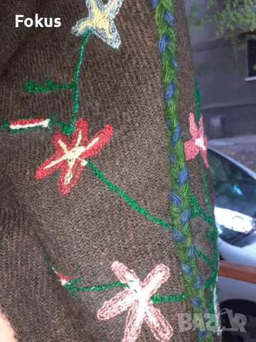 Автентична стара вълнена престилка за носия фъкана, снимка 4 - Антикварни и старинни предмети - 53295249