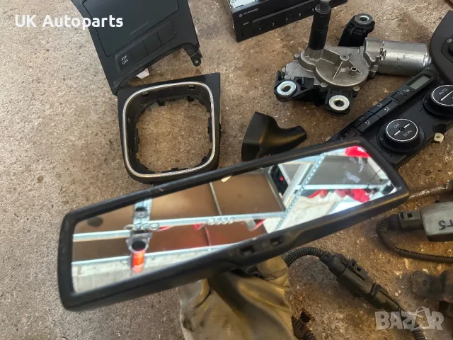 Черно огледало със затъмнение vw golf 5, снимка 2 - Части - 48514507