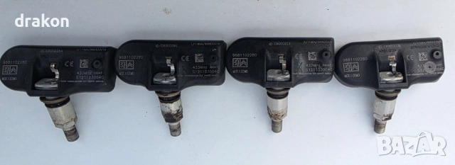 TPS СЕНЗОРИ ЗА НАЛЯГАНЕ НА ГУМИТЕ- ПЕЖО, СИТРОЕН