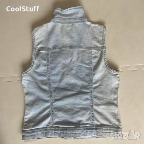 Дамски Дънков Елек ONLY Размер M, снимка 4 - Якета - 53932585