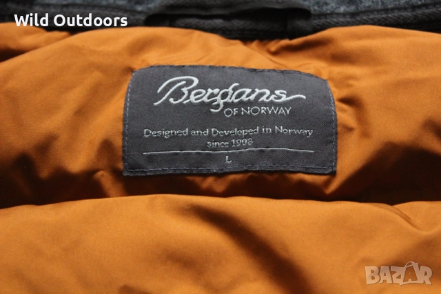 BERGANS OF NORWAY - мъжко пухено яке, пухенка, размер L, снимка 5 - Якета - 52618161
