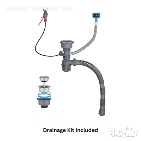 Многофункционална мивка Smart Heater Gold, 80х46 см, филтър за вода, снимка 4 - Мивки - 51995132