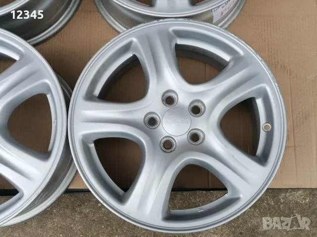 16’’5x100 originalni za subaru 16”5х100 оригинални за субару-№642, снимка 6 - Гуми и джанти - 49478171