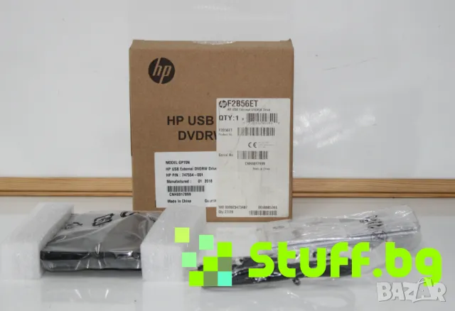 Външно оптично устройство HP Optical Drive GP70N\USB\F2B56AA, снимка 2 - Друга електроника - 49570160