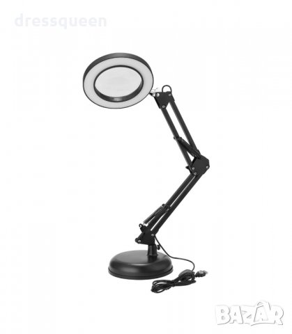 3120 Настолна лампа с телескопично рамо и лупа 8X, снимка 9 - Други инструменти - 34247890