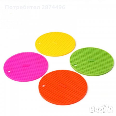 1404 Силиконова подложка за горещи съдове, снимка 6 - Аксесоари за кухня - 30906538