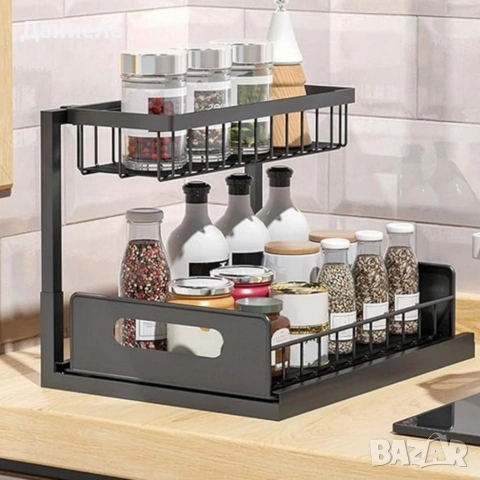 Органайзер за баня и кухня Cheffinger – идеално решение за ред и пространство, снимка 5 - Други стоки за дома - 53180823