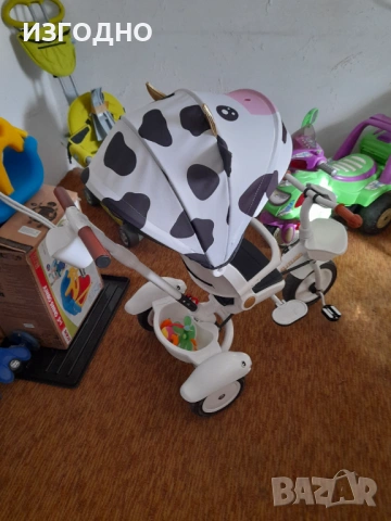 65€ CHIPOLINO*ДЕТСКА КОЛИЧКА ТРИКОЛКА ЗА РАЗХОДКА ЗАПАЗЕНА, снимка 3 - Детски велосипеди, триколки и коли - 53945368