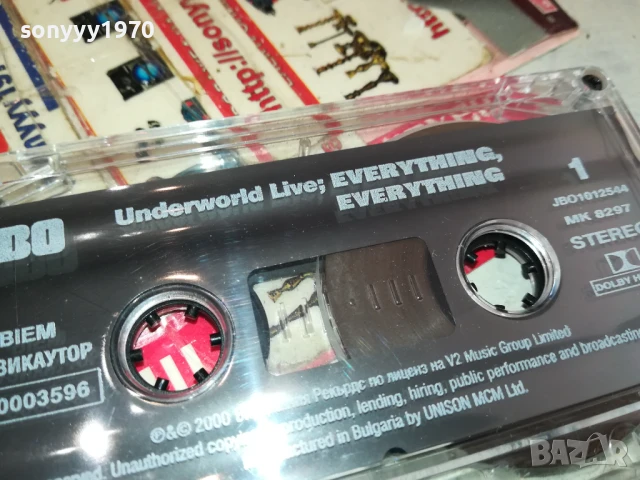 UNDERWORLD LIVE-ORIGINAL TAPE 0106251735, снимка 6 - Аудио касети - 50506491