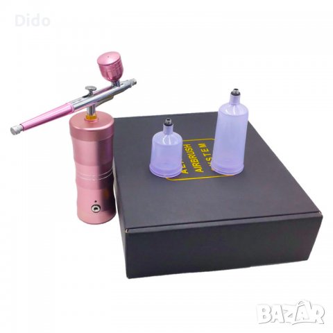 Мини кислороден спрей за кислородна мезотерапия Airbrush Pink  , снимка 4 - Други - 39338145