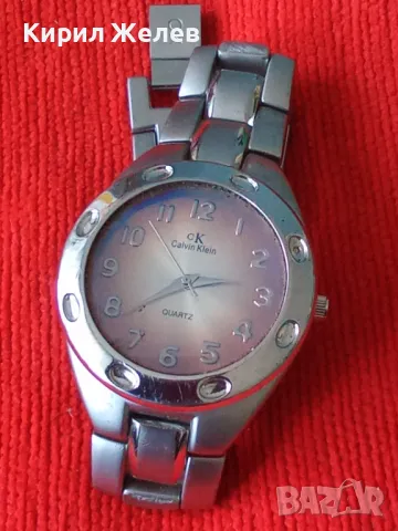 CALVIN KLEIN QUARTZ SWISS MADE КРАСИВ ФЕШЪН КВАРЦОВ ЧАСОВНИК с ВЕРИЖКА 44077, снимка 15 - Мъжки - 45101768