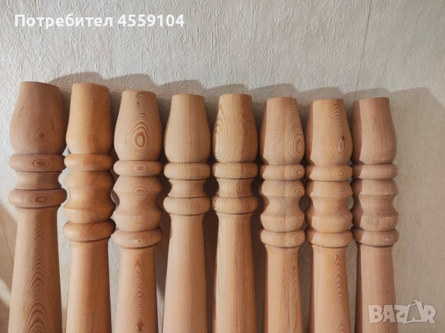 Струговани крака за маса, снимка 5 - Маси - 52976415