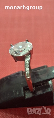 Сребърен пръстен, снимка 4 - Пръстени - 52656593