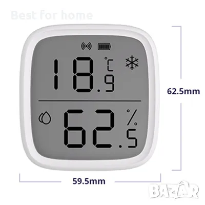 Сензор за температура и влажност Sonoff SNZB-02D Zigbee