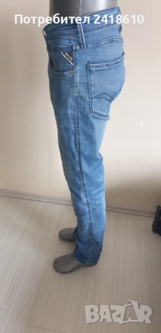 Replay Milano Anbass Hyperflex Stretch Slim Fit Mens Size 33/34  ОРИГИНАЛ Мъжки Дънки!, снимка 3 - Дънки - 52789647