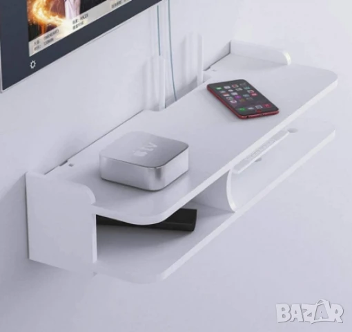 Стенен органайзер GREATON – за Wi-Fi рутер, дистанционно управление и други аксесоари, снимка 4 - Органайзери - 50589243