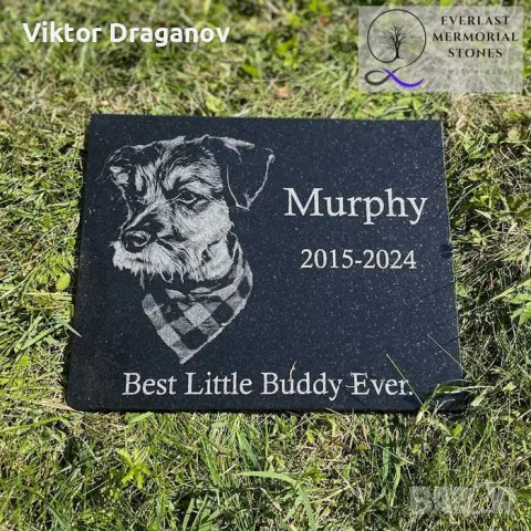 Персонализирана надгробна плоча за домашни любимци със снимка, снимка 7 - За кучета - 44884125