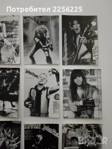 ЛОТ стари картички на метъл групи (лот 19), снимка 4 - Колекции - 49880219