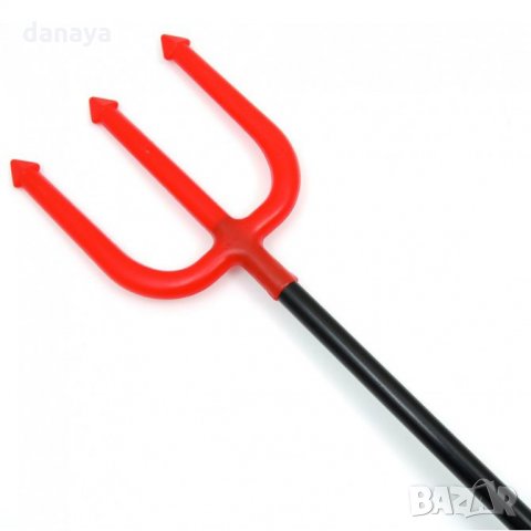 1744 Halloween парти аксесоар дяволски тризъбец жезъл, снимка 3 - Други - 30455291