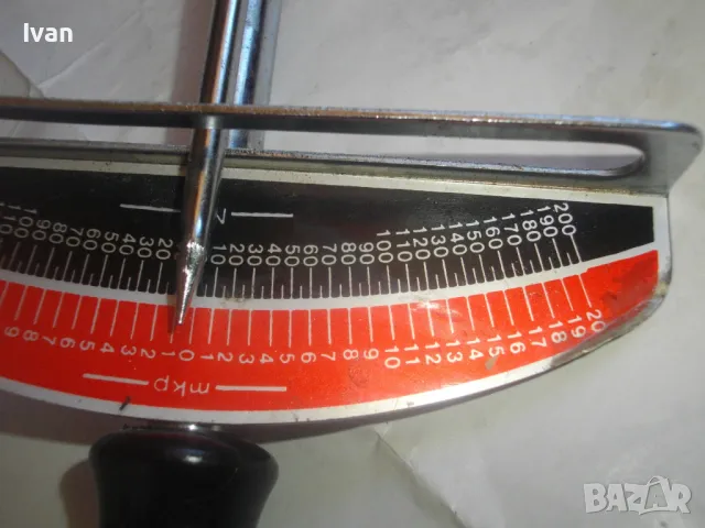 200 Нютонметри НОВ Немски Ръчен Динамометричен Стрелкови Ключ 45см /Mkp 0-20 /Nm 0-200., снимка 8 - Други инструменти - 47459384