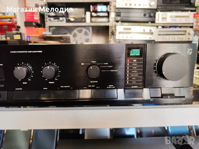 🔊 📢📣📯🔔 🎵 Усилвател Philips FA860 Две по 130 вата на 4 ома. В отлично техническо и визуално със, снимка 5 - Ресийвъри, усилватели, смесителни пултове - 50174810