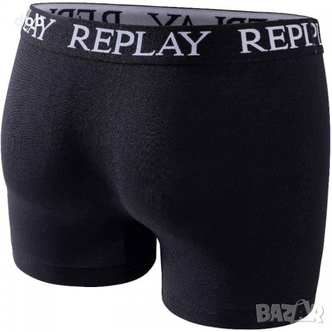 Мъжки боксерки Pack of 2 Replay Boxer Shorts, оригинал, снимка 6 - Бельо - 29654134
