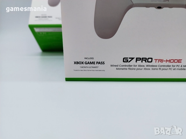 Професионални Контролери GameSir G7 Pro White /НОВИ, снимка 3 - Аксесоари - 52650159