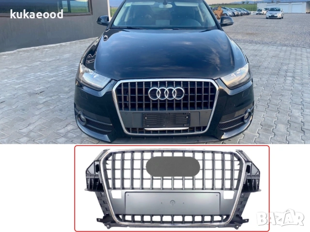 Предна решетка за Audi Q3 8U, снимка 3 - Части - 54067466