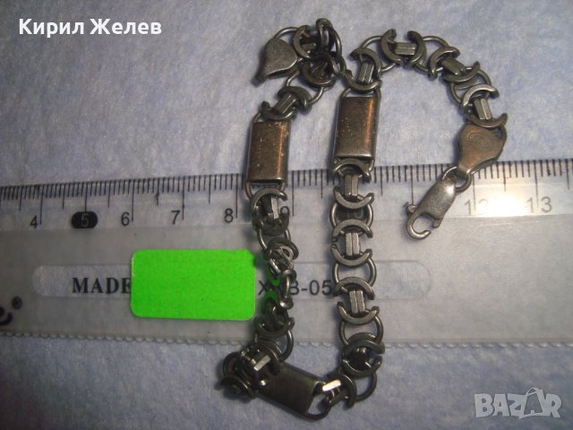 УНИКАЛНО РЯДКА СРЕБЪРНА ВИНТИДЖ ГРИВНА ОКСИДИРАНО " ЧЕРНО " СРЕБРО 925 ПРОБА РЕТРО АРТ ПЛЕТКА 32519, снимка 4 - Гривни - 38323665