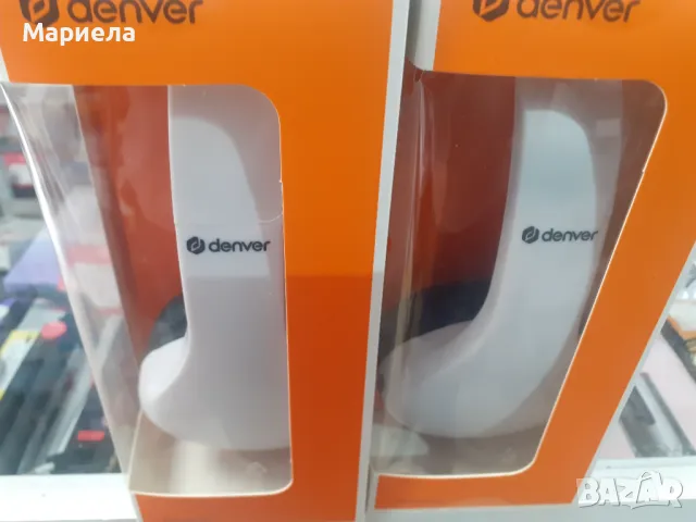 Чисто нови Безжични слушалки бели DENVER BLUETOOTH HEADSET BTH- 240 WHITE, снимка 7 - Bluetooth слушалки - 47882058