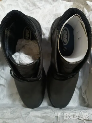 AM SHOE Мъжки 44 номер зимни сиви боти , снимка 3 - Мъжки боти - 48918075