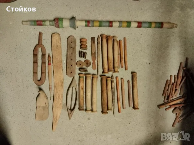 Автентични такъми за тъкане, снимка 3 - Антикварни и старинни предмети - 56480746